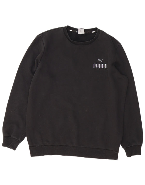 Puma muška majica srednje veličine, crni pamuk