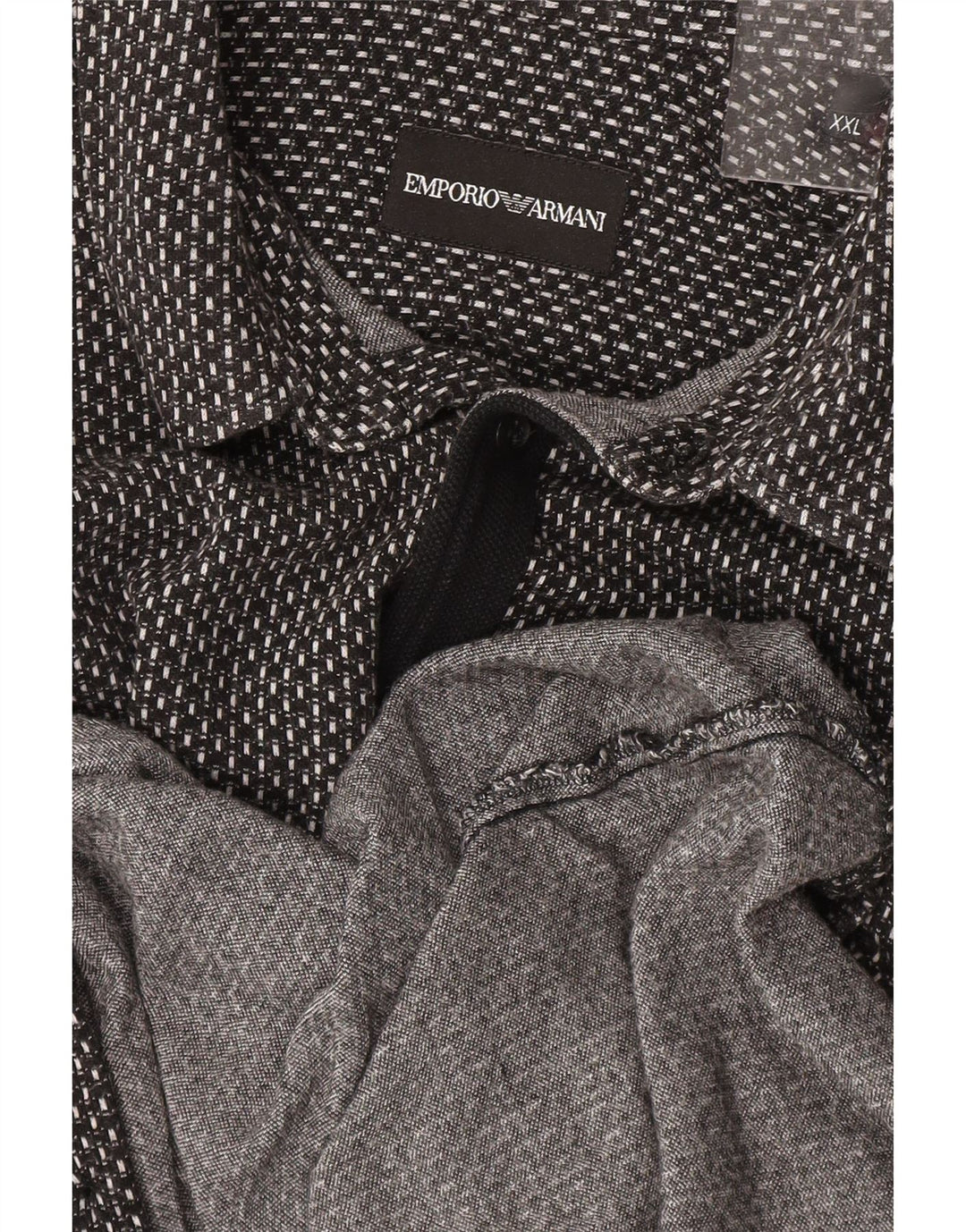 EMPORIO ARMANI Muška košulja 2XL crna na točkice