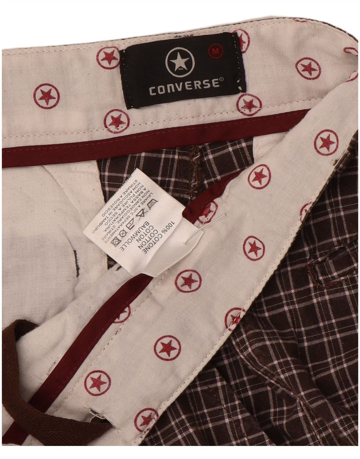 Converse muške chino kratke hlače srednje veličine W32 smeđi karirani pamuk