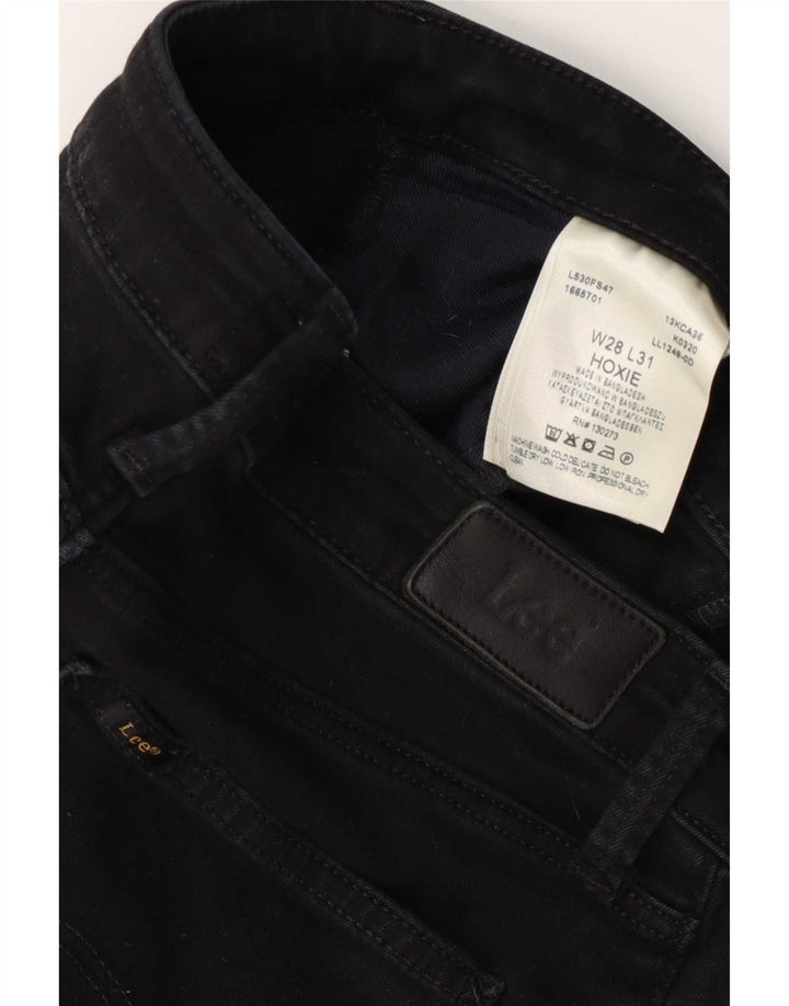 Lee ženske traperice Hoxie Bootcut W28 L31 crni pamuk