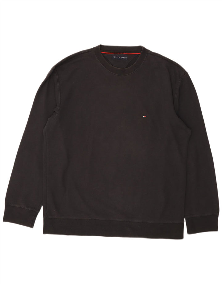 Tommy Hilfiger muški džemper XL crni pamuk