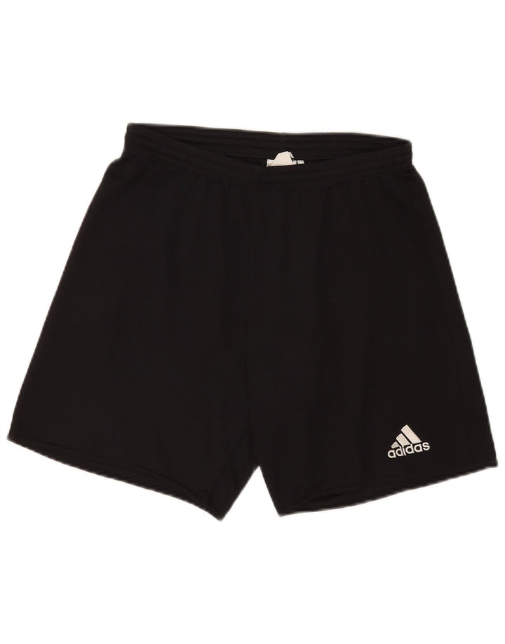 Adidas muške obične sportske kratke hlače male crne poliesterske boje