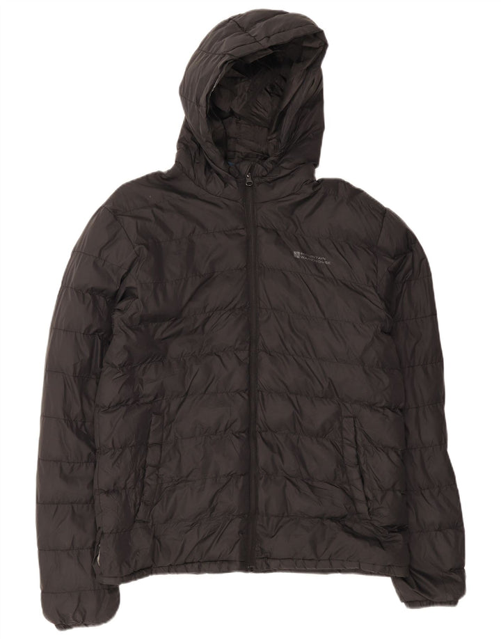 Mountain Warehouse Muška podstavljena jakna s kapuljačom UK 38 Srednji crni najlon