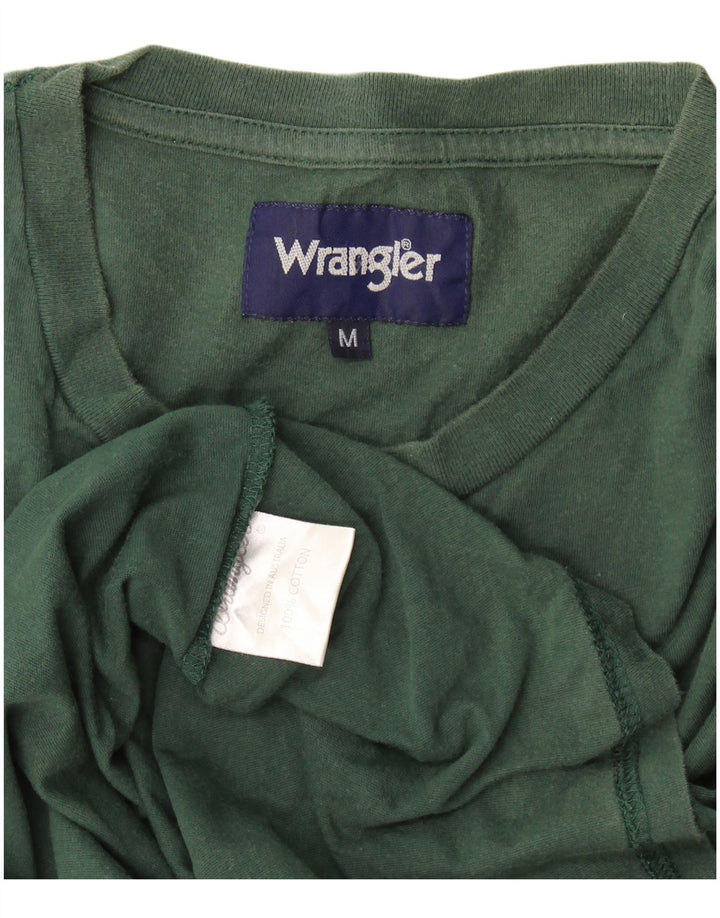Wrangler muška majica kratkih rukava Srednje zeleni pamuk
