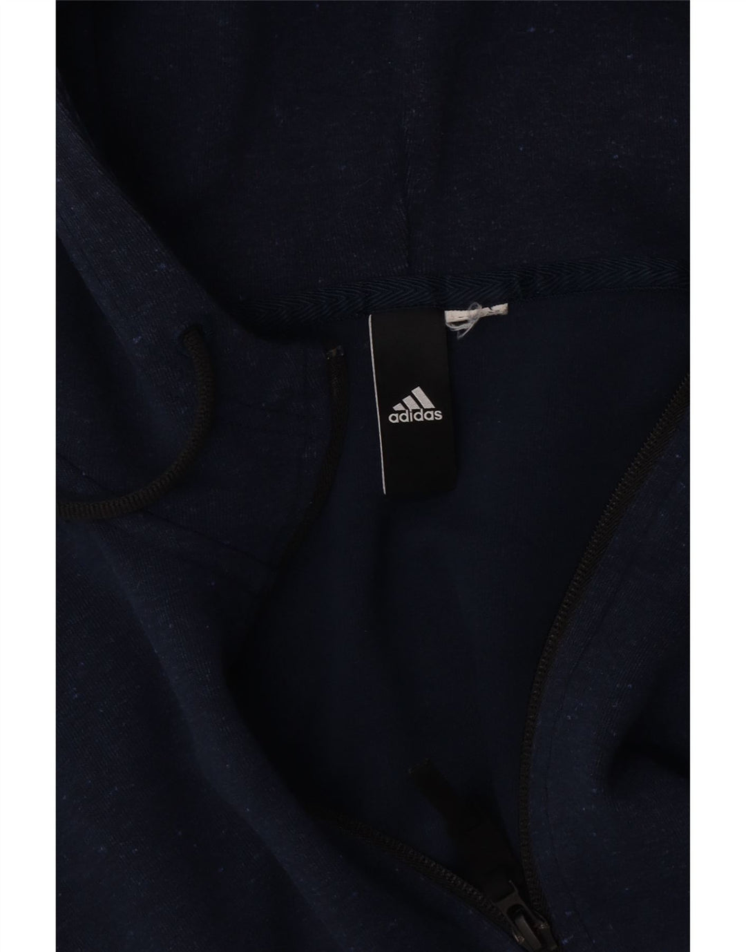 Adidas muški pulover s kapuljačom na patentni zatvarač srednje tamnoplave boje