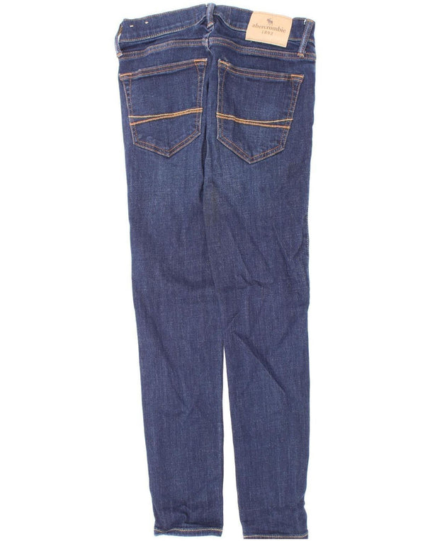 Uske uske traperice Abercrombie & Fitch Boys 11-12 godina W24 L25 tamnoplave