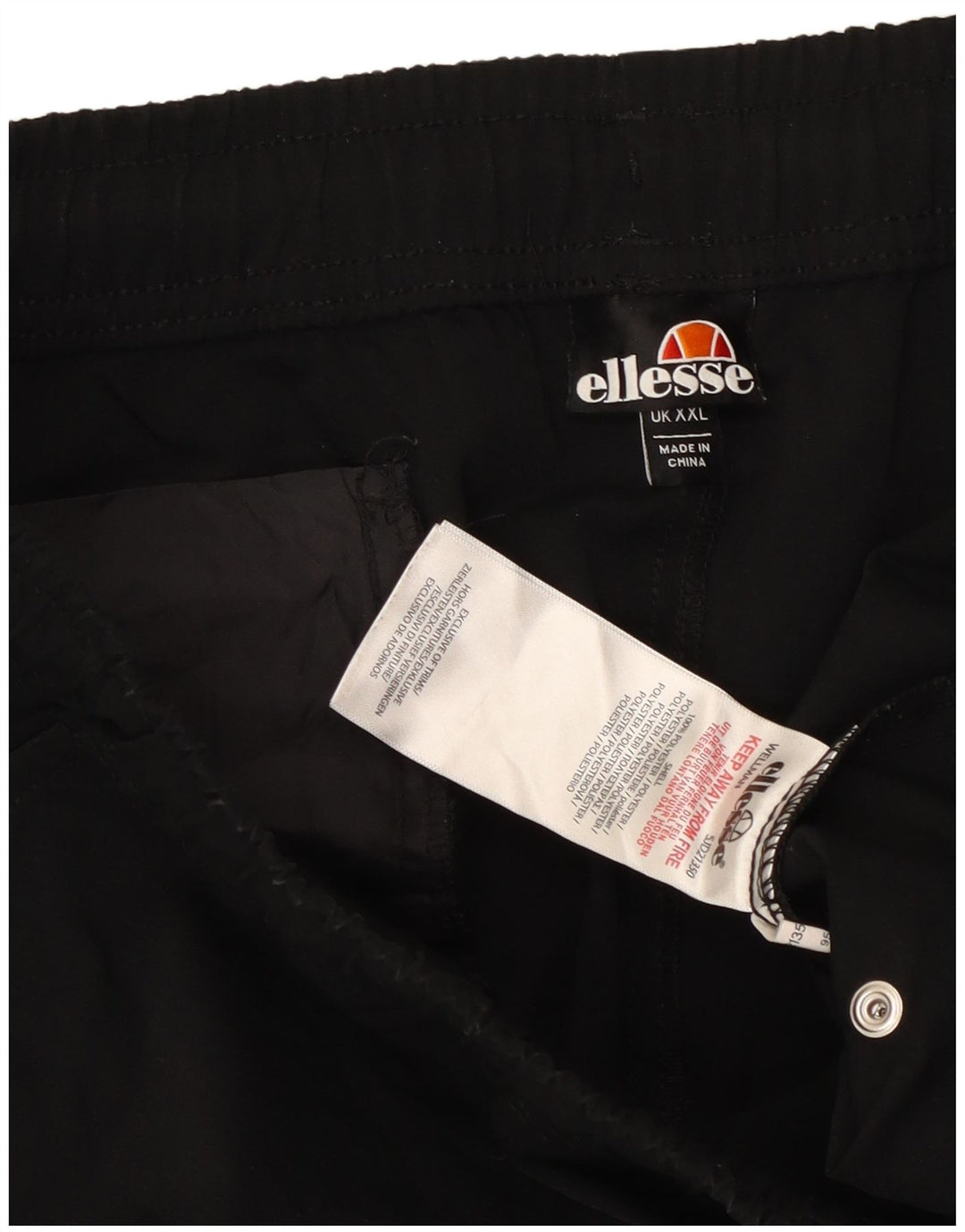 ELLESSE Muška kargo trenirka hlače Joggers 2XL crni poliester