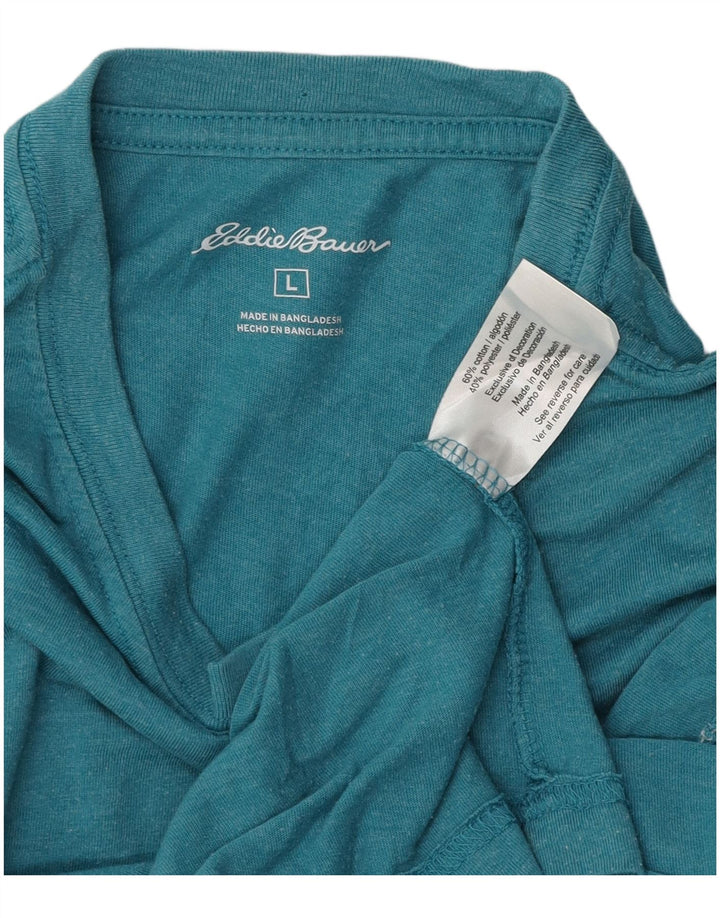 EDDIE BAUER Muška majica kratkih rukava Velika plava pamučna majica