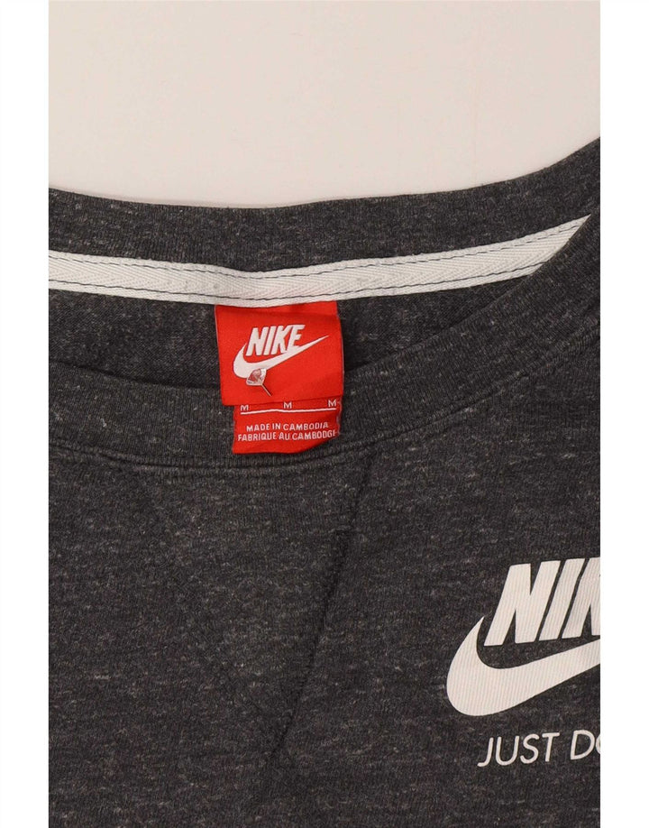 Nike Ženska majica s kratkim rukavima UK 14 srednje siva s mrljama
