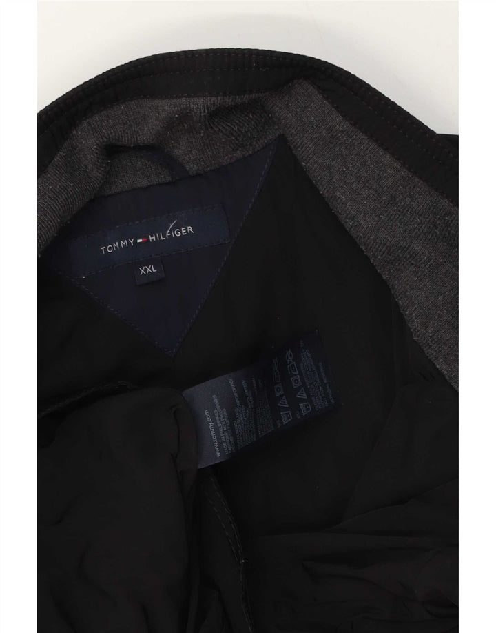 Tommy Hilfiger muška pomoćna jakna UK 44 2XL crni poliester