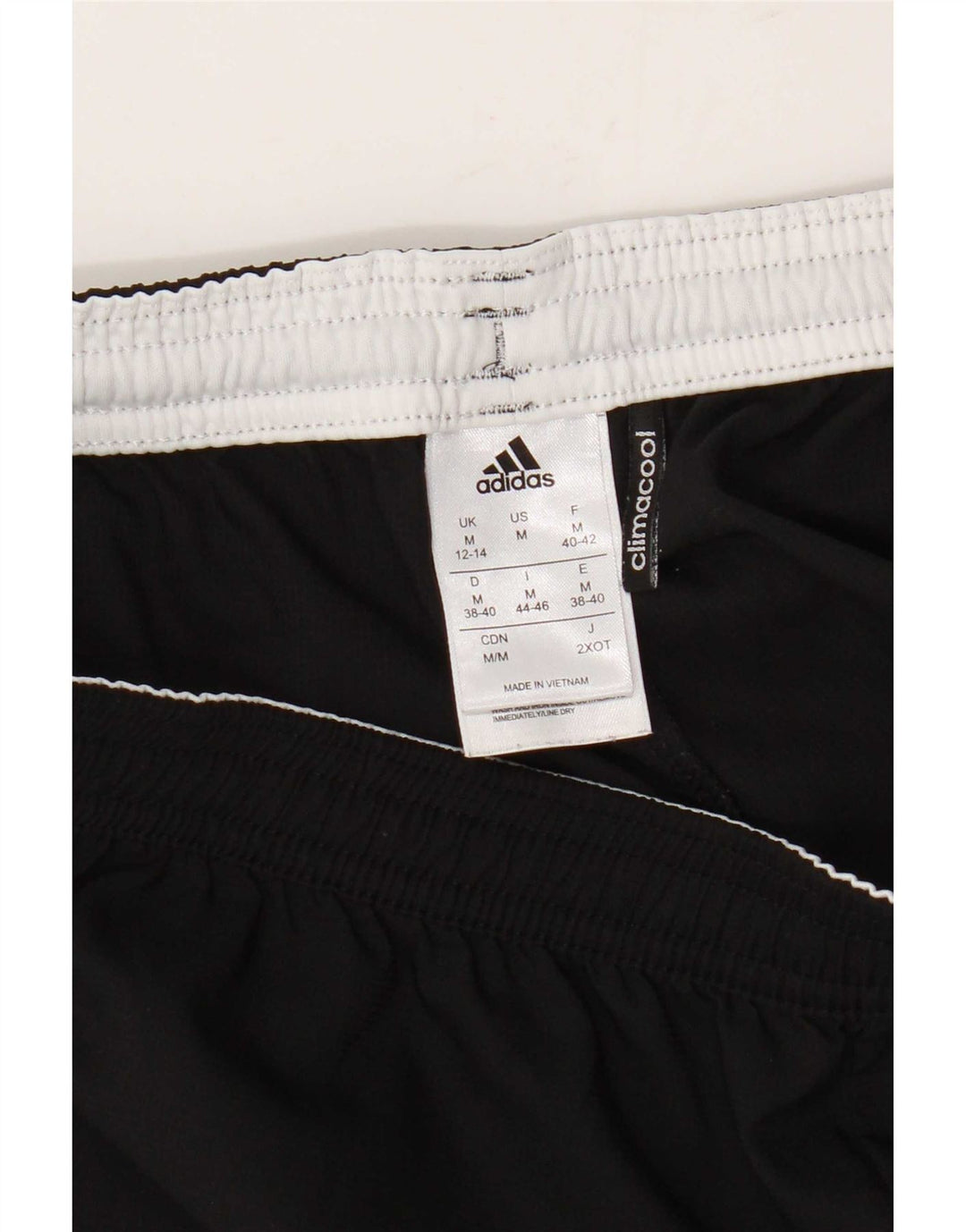Adidas ženske Climacool sportske kratke hlače UK 12/14 Srednje crni poliester