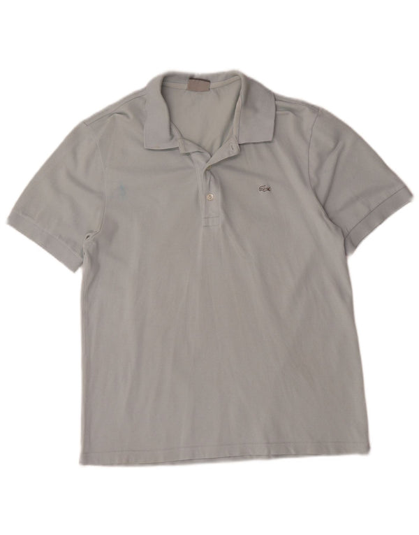 Lacoste muška polo majica veličine 4 srednje plavi pamuk