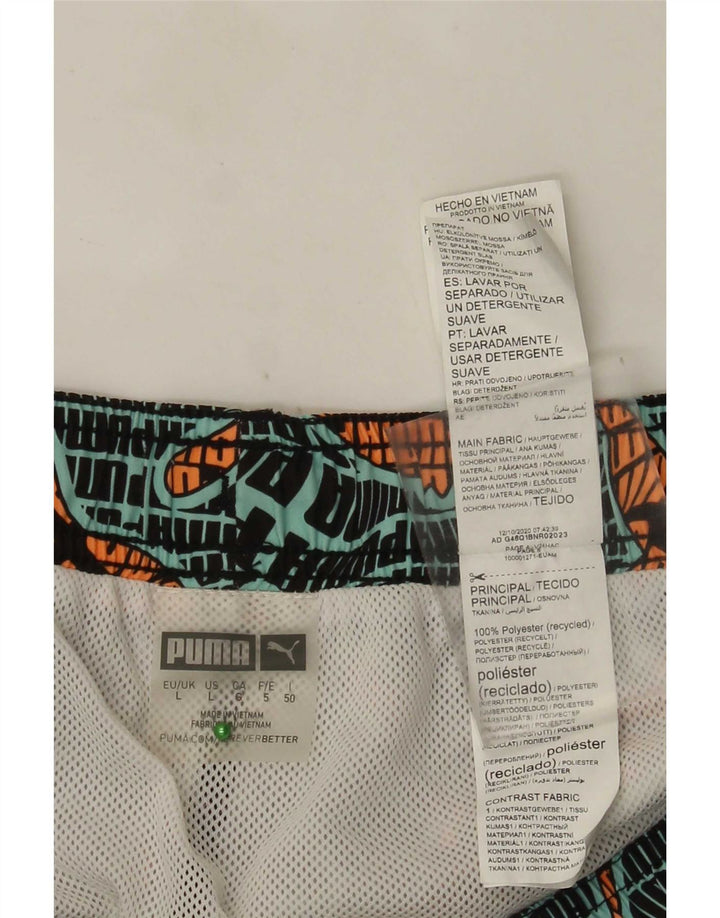 Puma muške kratke hlače za kupanje s grafičkim motivima, veliki raznobojni poliester