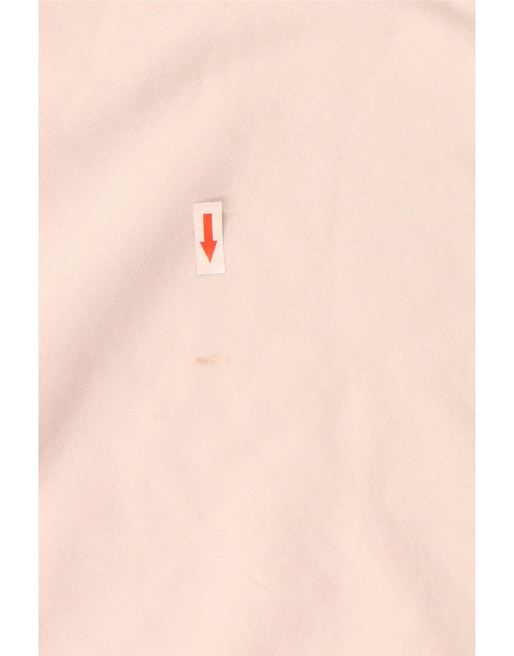 Ženska majica s kratkim rukavima Nike UK 14 Medium Beige Colourblock Cotton