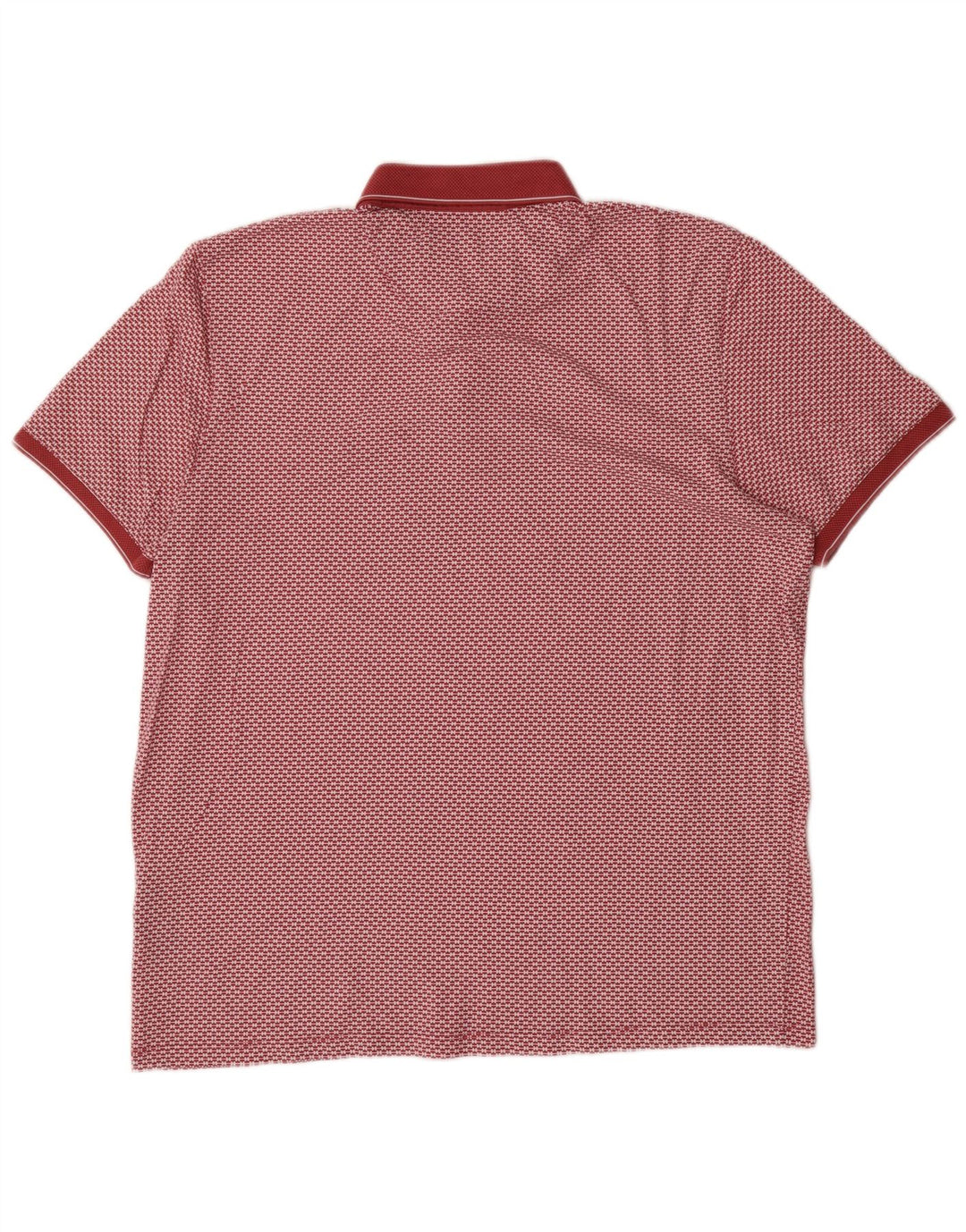 Ted Baker muška polo majica s apstraktnim uzorkom veličina 6 2XL crveni pamuk
