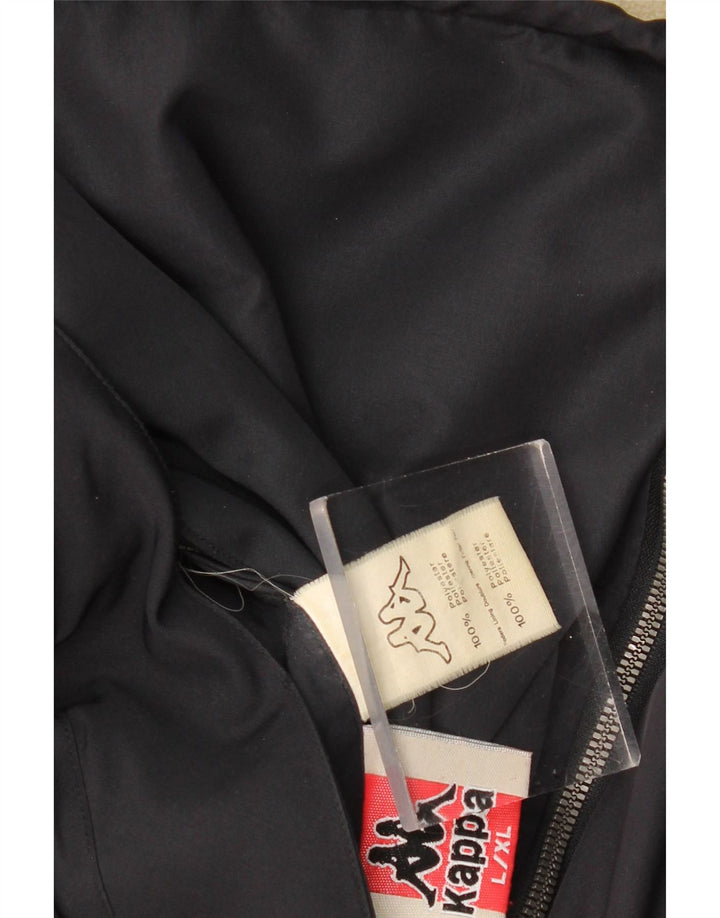 KAPPA muška dvostruka jakna UK 40 veliki tamnoplavi poliester