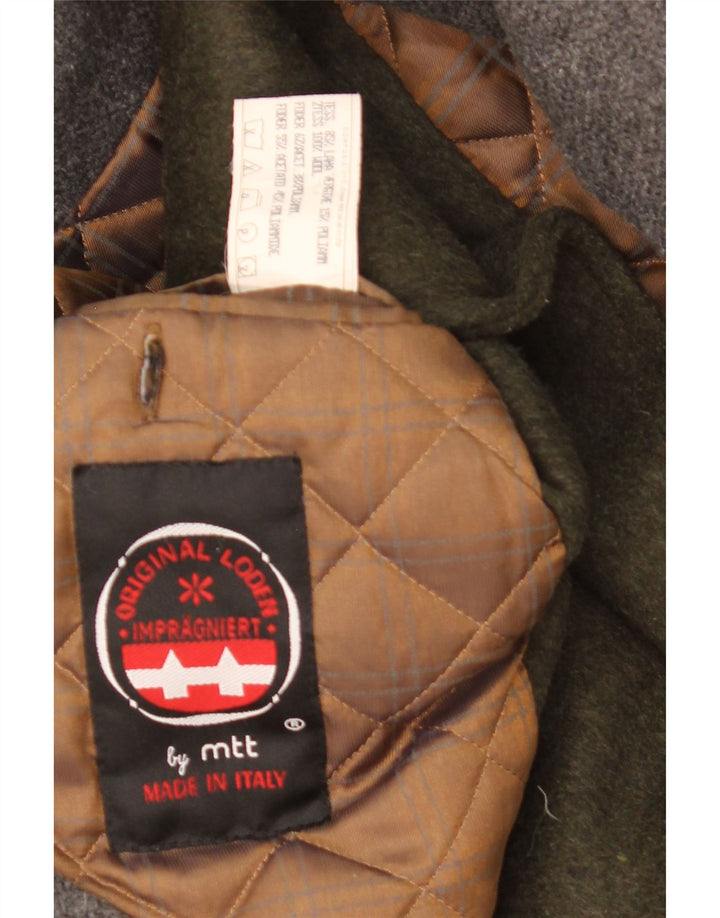 Vintage muški kaput UK 42 XL kaki vuna