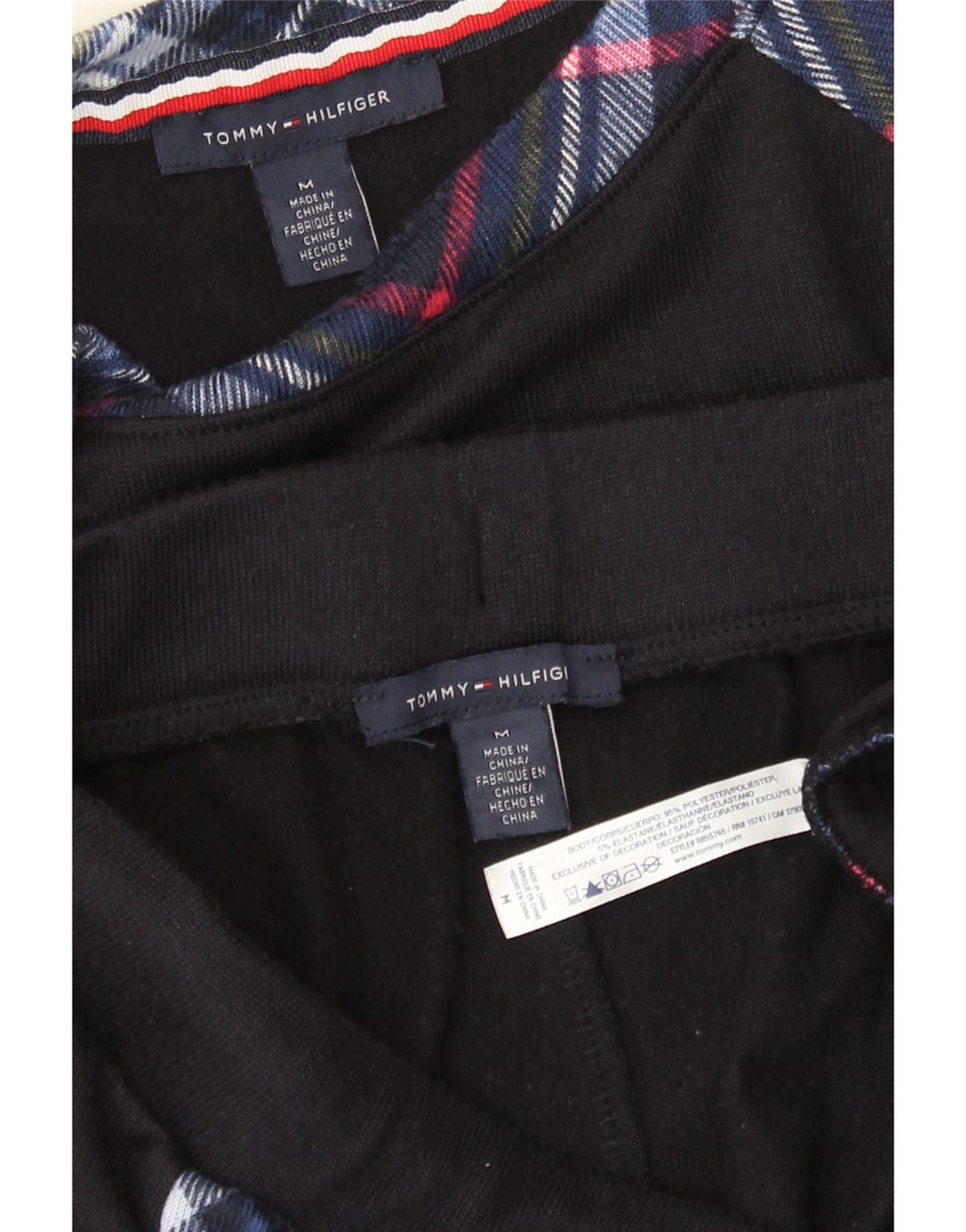 Tommy Hilfiger Ženska puna trenirka s grafičkim motivima UK 14 Srednje tamnoplava karirana
