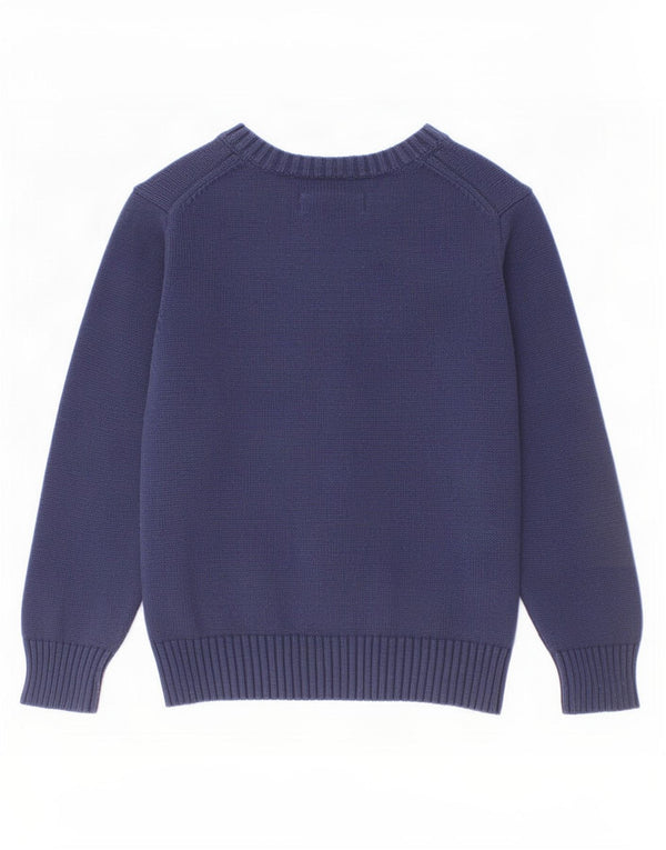 Polo Ralph Lauren Dječački džemper s V-izrezom 18-24 mjeseca tamnoplavi