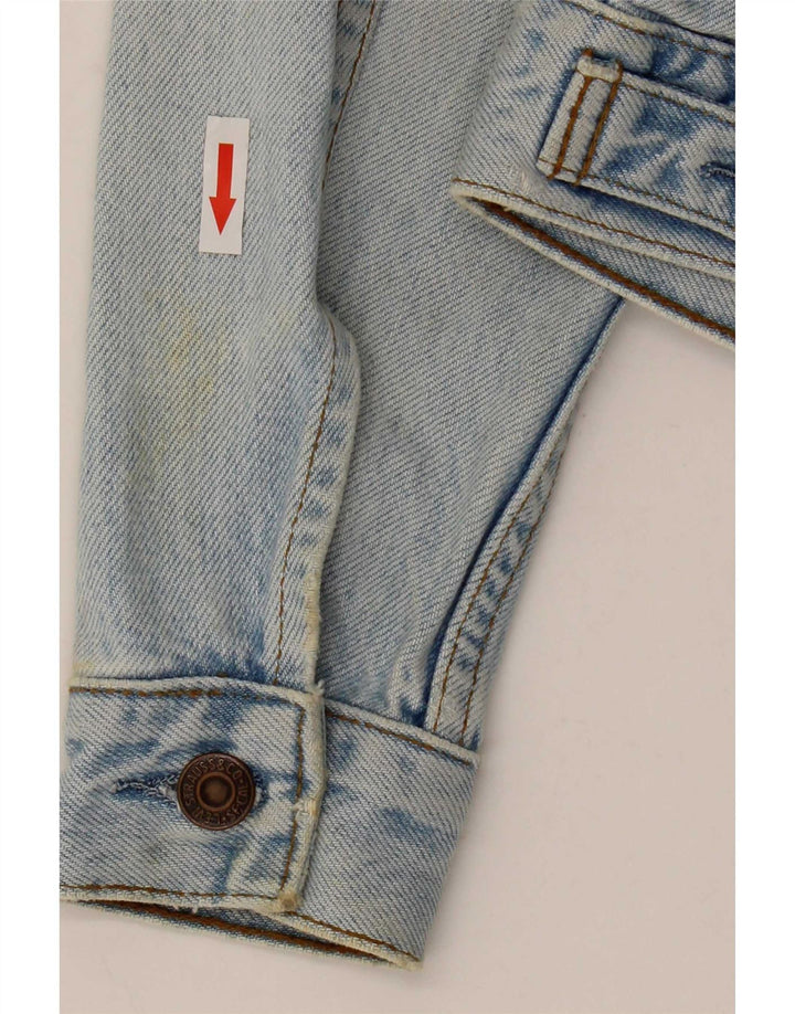 Levi's ženska jakna od kratkog trapera UK 10 Small Blue Cotton