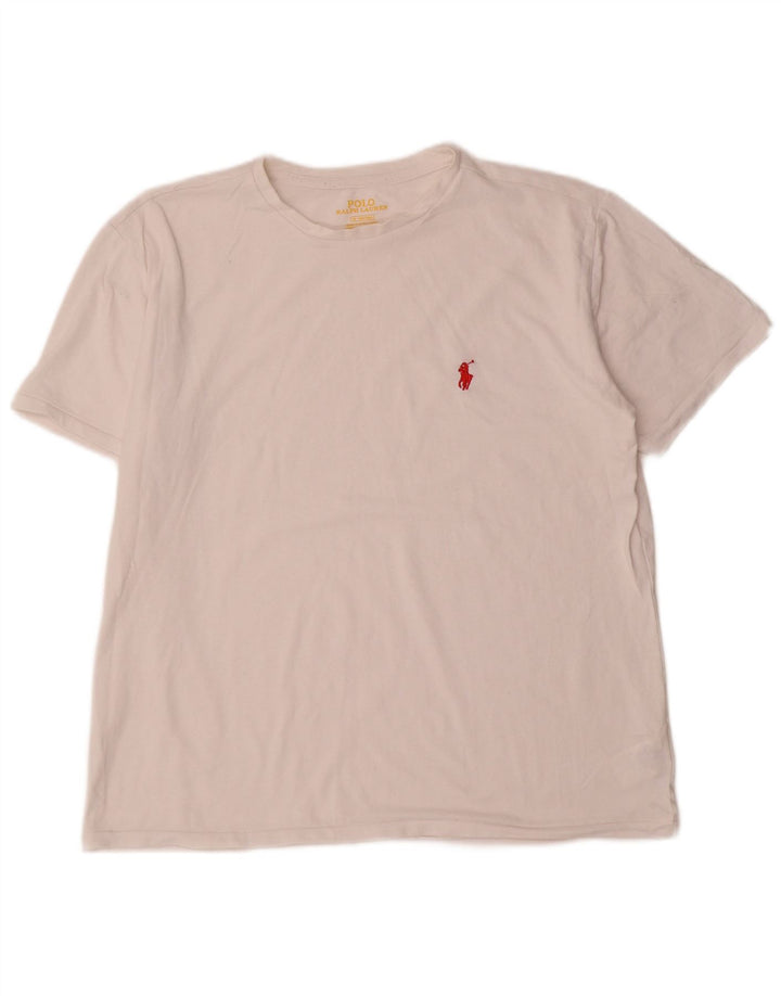 Muška majica kratkih rukava Polo Ralph Lauren Srednje bijeli pamuk