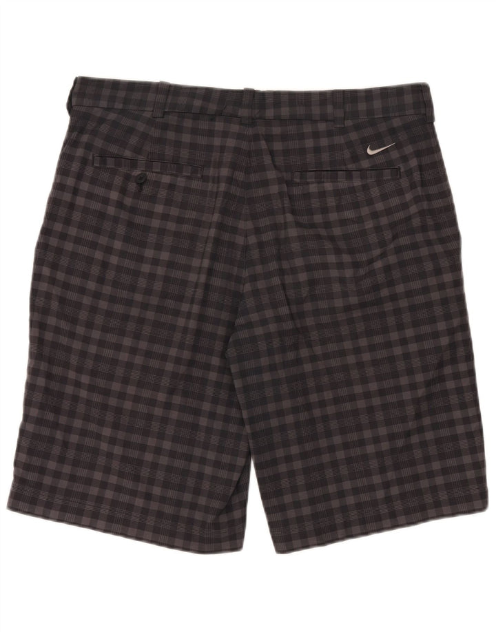 Nike Dri Fit Chino kratke hlače W34 Large Grey Gingham poliester