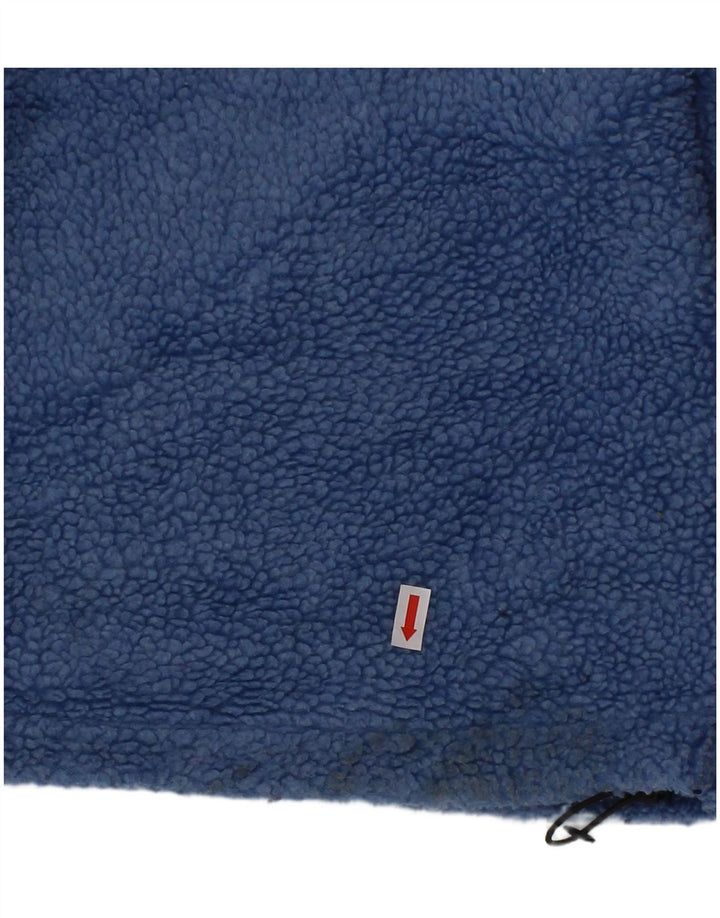 NAPAPIJRI Dječački džemper od flisa s grafičkim zatvaračem i izrezom 3-4 godine, plavi poliester