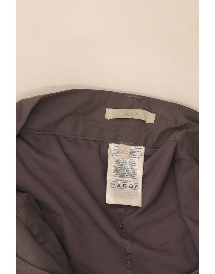 Adidas ženska mini suknja UK 14 Large W32 sivi poliester