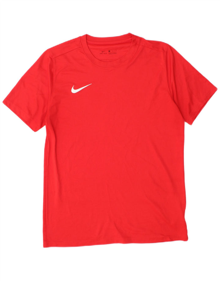 Nike Dri Fit majica kratkih rukava velika crvena poliester