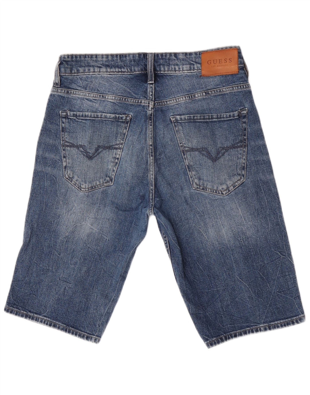 Guess Regular Denim kratke hlače W30 Srednje plavi pamuk
