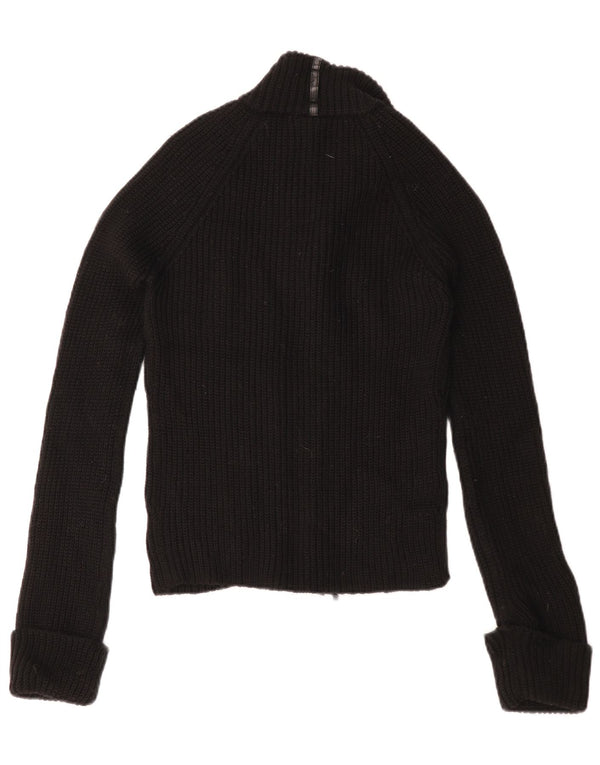 Karen Millen ženski kardigan pulover UK 2 2XS crna vuna