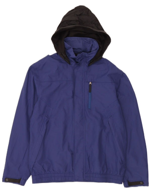 Timberland muška vjetrovka s kapuljačom UK 36 Small Blue Colourblock