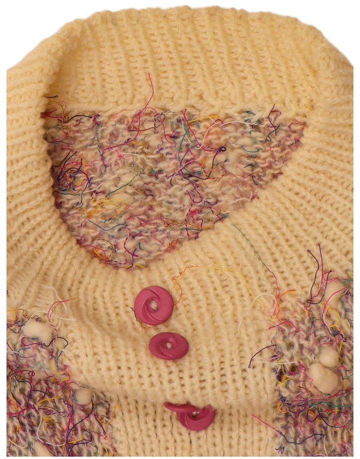 VINTAGE ženski džemper s kornjačičastim ovratnikom UK 20 2XL Raznobojni flekasti