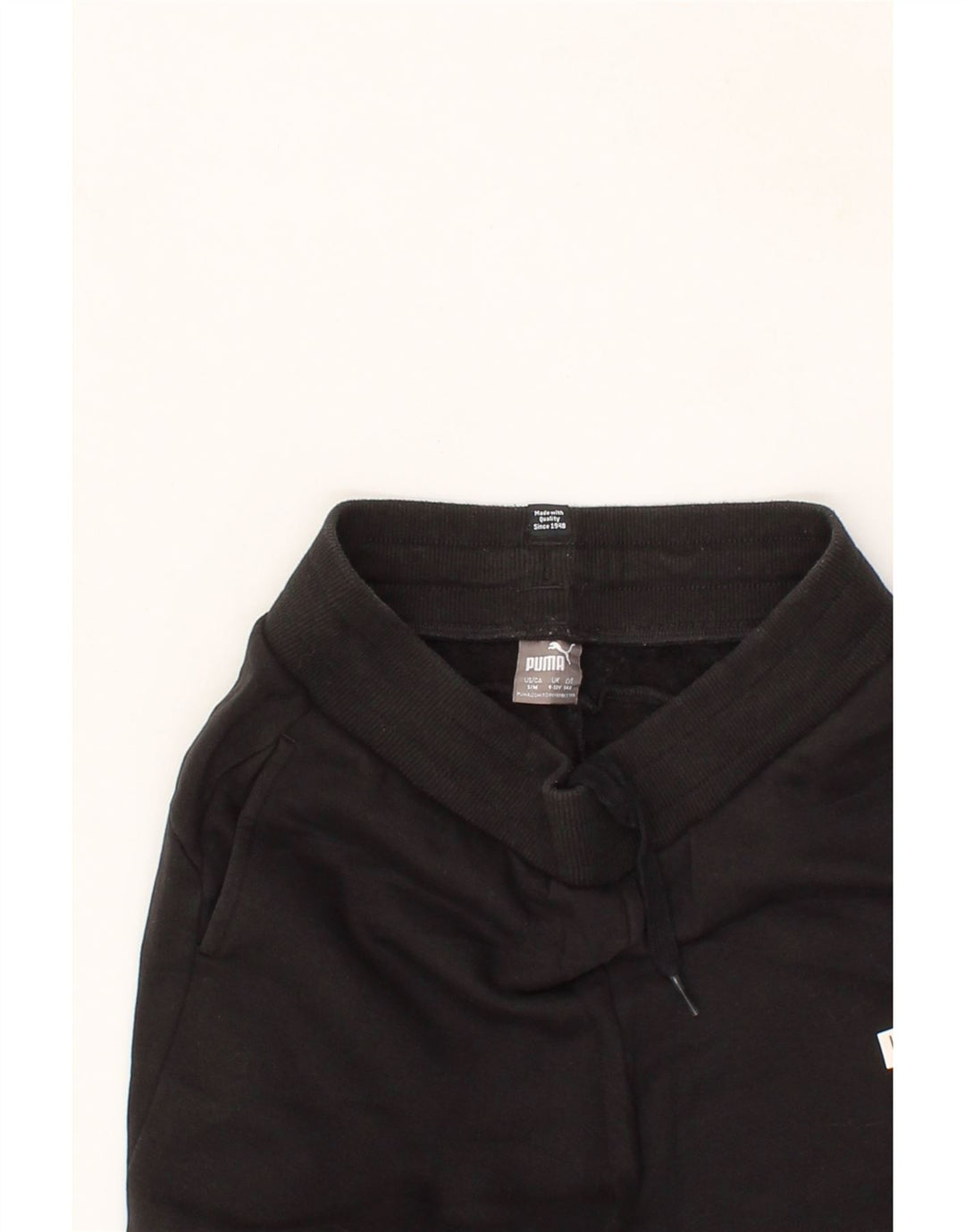 PUMA Boys Tracksuit Trousers Joggers 9-10 Years Medium  Black Vintage Puma and Second-Hand Puma from Messina Hembry 
