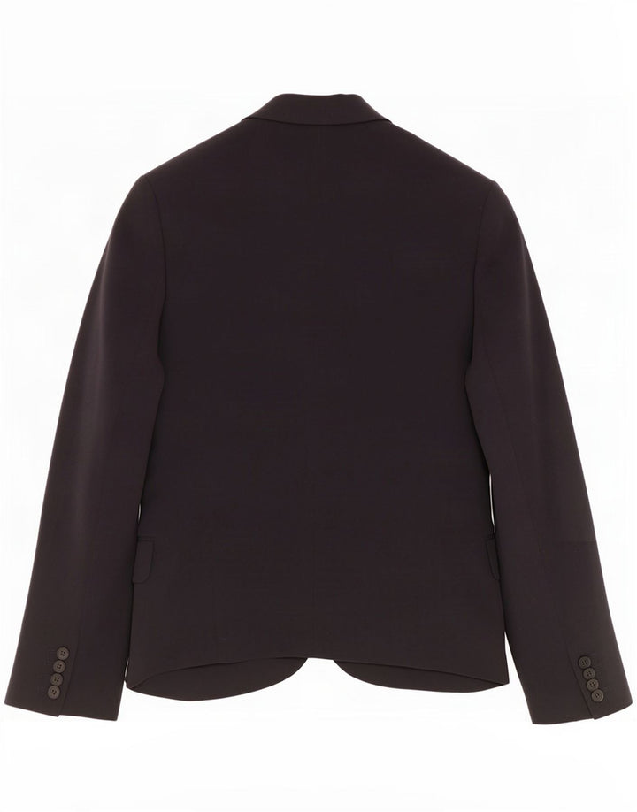 Aquascutum ženski sako sa 2 gumba UK 8 Mala tamnoplava acetat