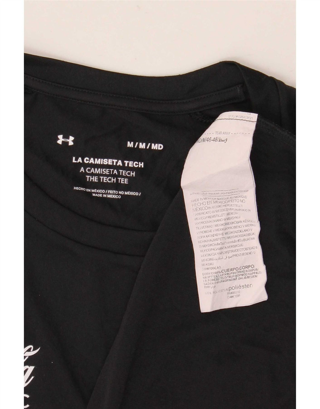 Under Armour muška grafička majica kratkih rukava srednji crni poliester