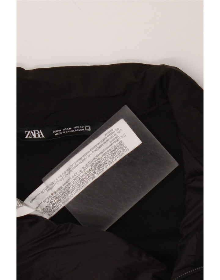 ZARA muška podstavljena jakna UK 38 srednji crni poliester