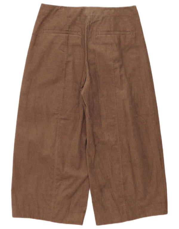 COS Ženske kratke hlače od samta širokih nogavica EU 42 Large W38 L24 Bež