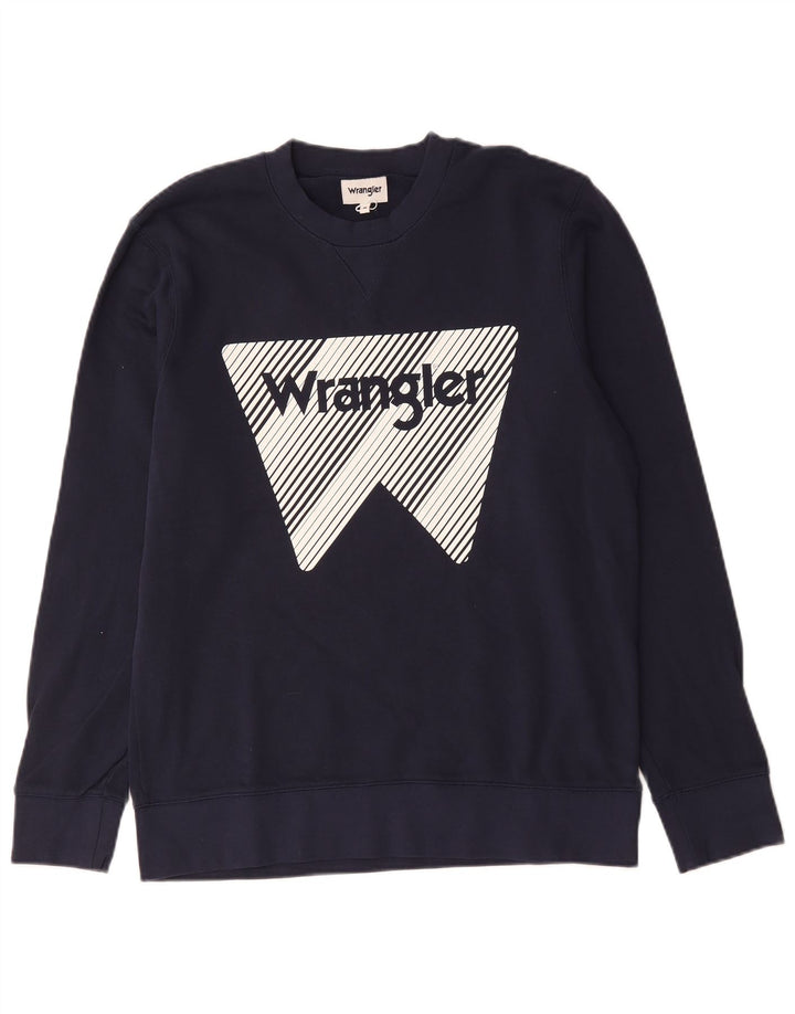 Wrangler muška trenirka s grafičkim motivima Srednji tamnoplavi pamuk