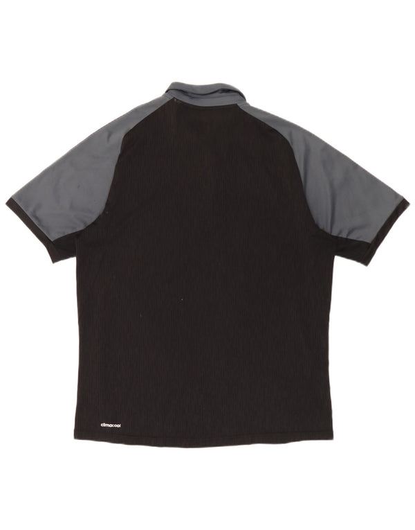 Adidas muška Climacool polo majica srednje crne boje