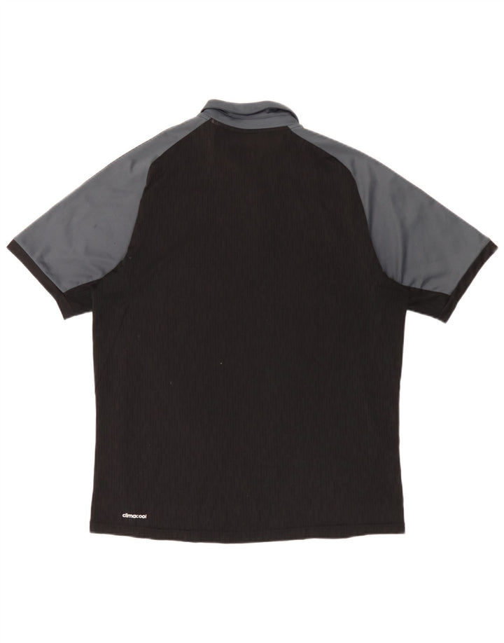 Adidas muška Climacool polo majica srednje crne boje