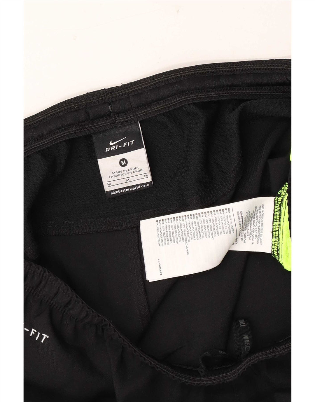 Nike Dri Fit sportske kratke hlače srednje crne boje od poliestera
