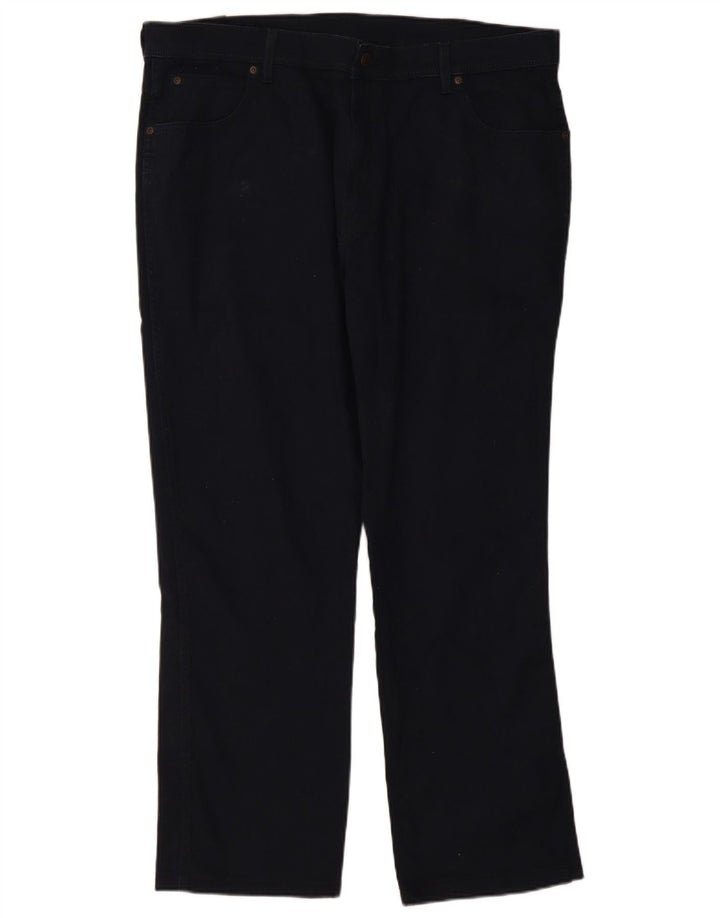 WRANGLER Muške ravne ležerne hlače regularnog kroja W40 L29 tamnoplave