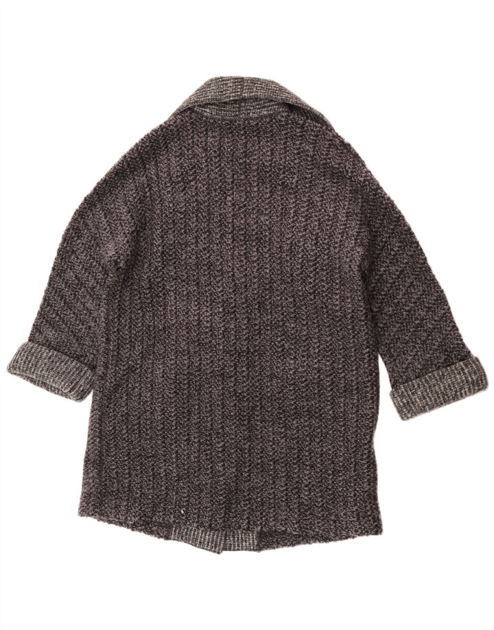 Paul Costelloe Ženski preveliki kaput UK 16 Large Grey Colourblock Wool