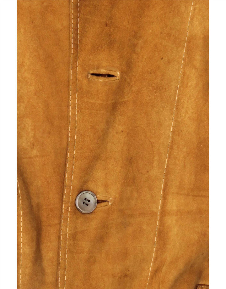 Vintage muška bomber jakna od brušene kože UK 38 srednje smeđa