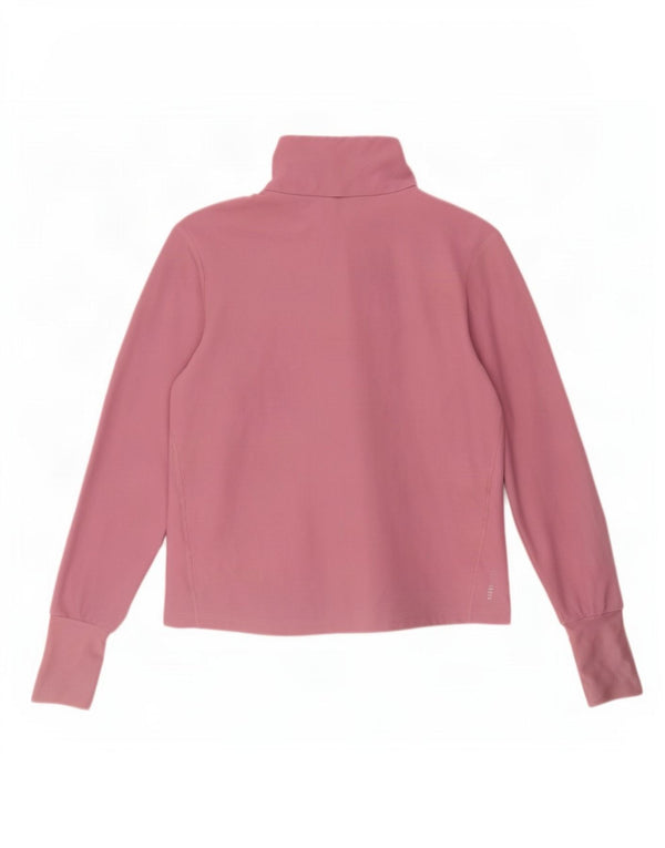 Adidas ženska trenirka Aeroready zip izrez UK 4/6 XS ružičasta