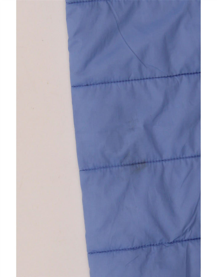 CREW CLOTHING Womens Padded Jacket UK 16 Large Blue Nylon Vintage Crew Clothing and Second-Hand Crew Clothing from Messina Hembry 