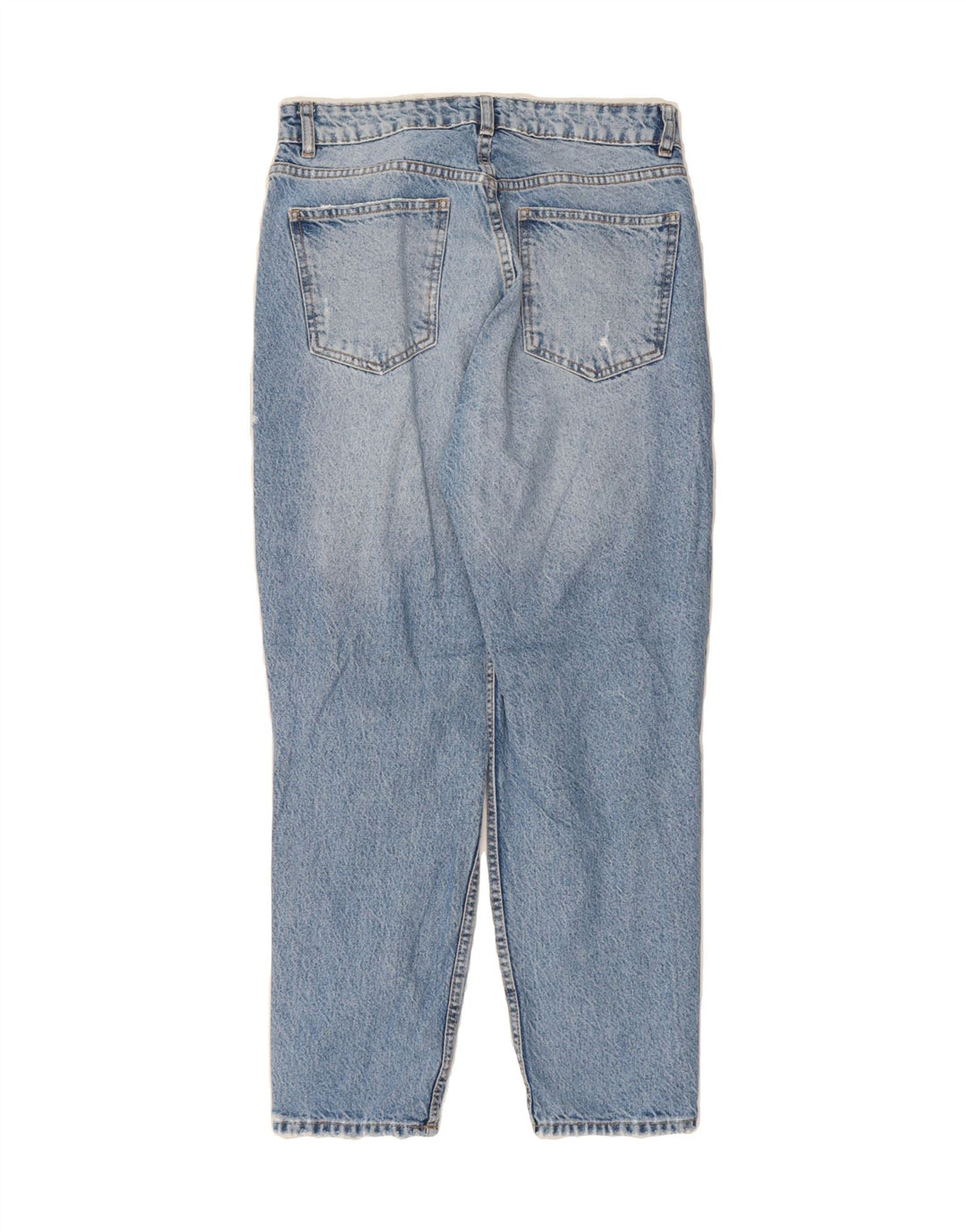 ZARA Womens High Rise Distressed Cropped Jeans EU 40 Medium W30 L25 Blue Vintage Zara and Second-Hand Zara from Messina Hembry 