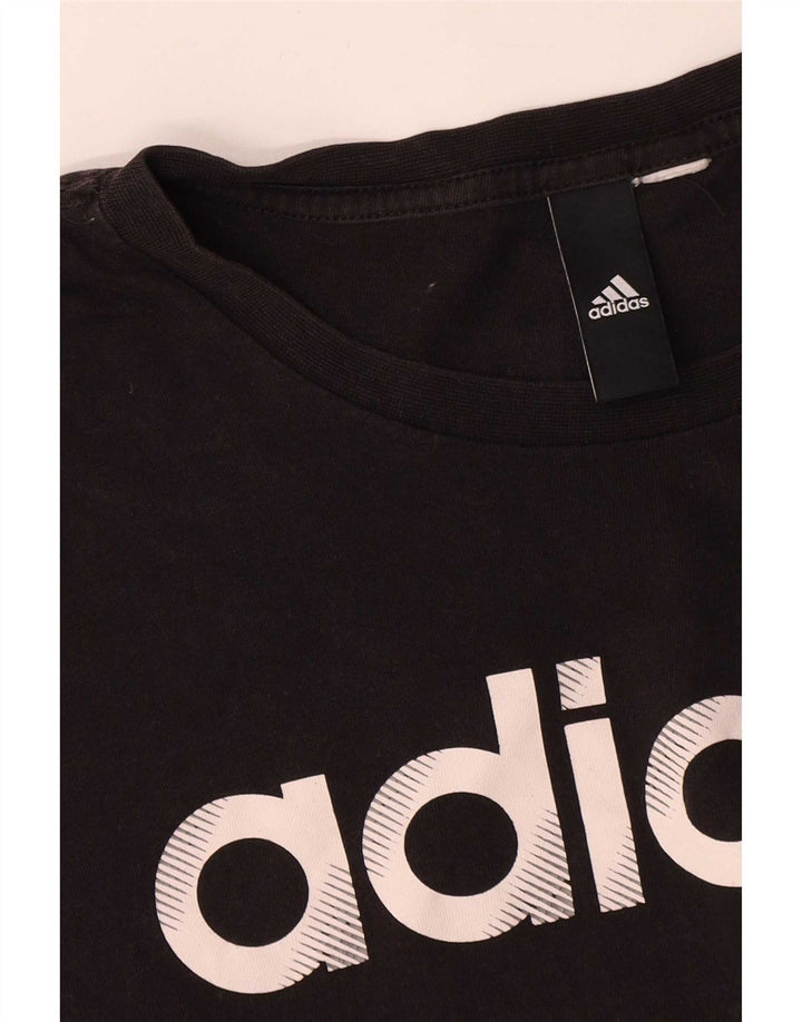 Adidas muška majica s grafičkim motivima srednje crna