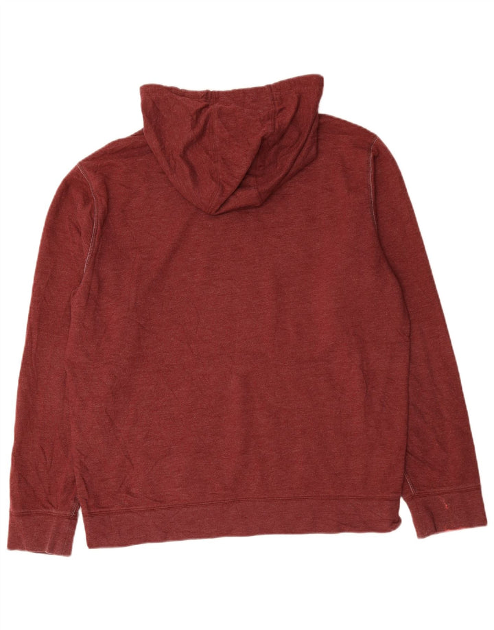 EDDIE BAUER Muška majica s kapuljačom Srednji bordo pamuk